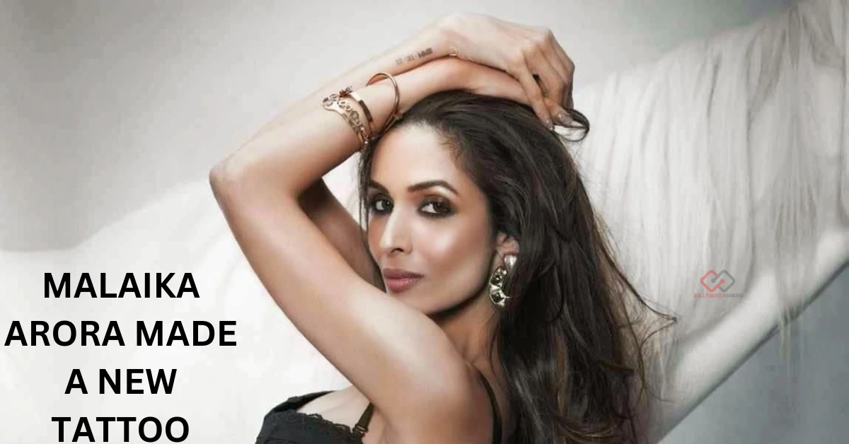 Malaika on her new tattoo "sabr shukr