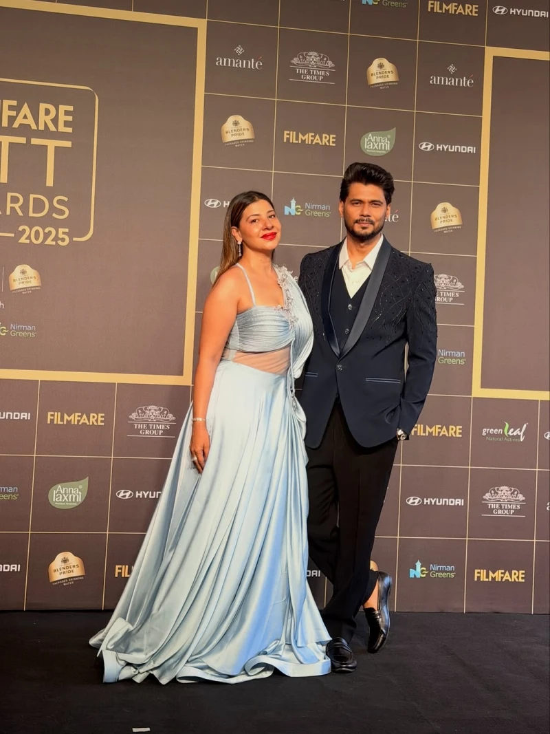 Sambhavna Seth with husband