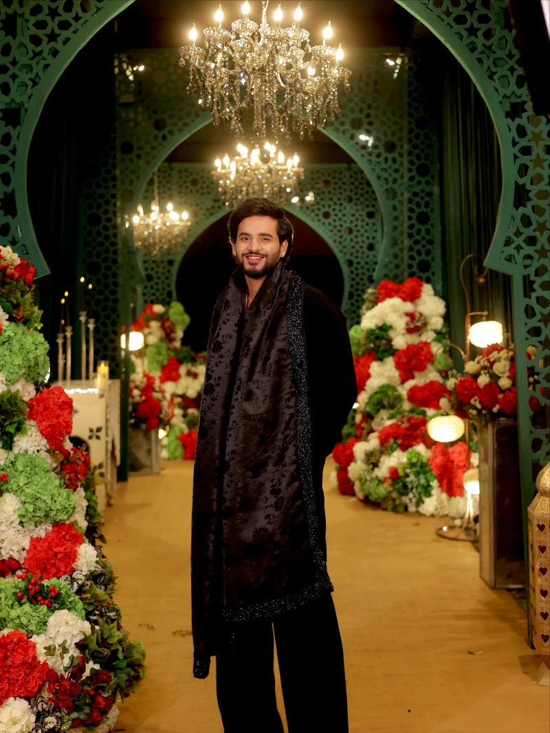 Abhishek Malhan in his brother marriage