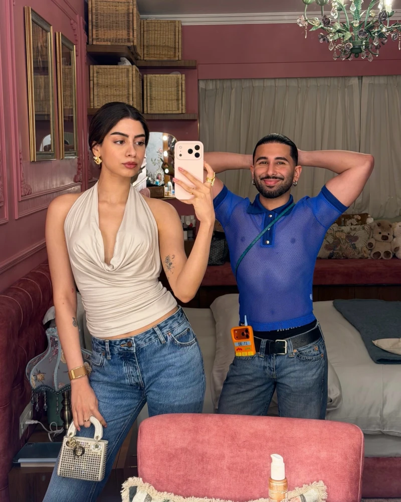 Orry with khushi kapoor