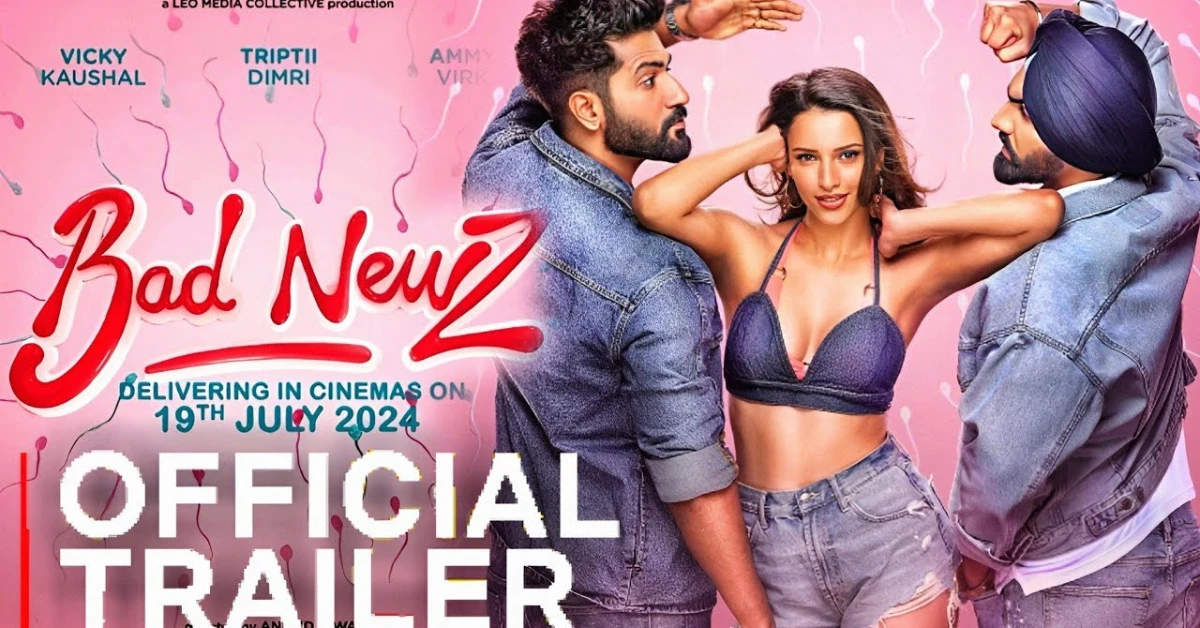 Bad Newz trailer featuring Vicky Kaushal and Ammy Virk