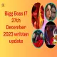Bigg Boss 17 27th December 2023 written update